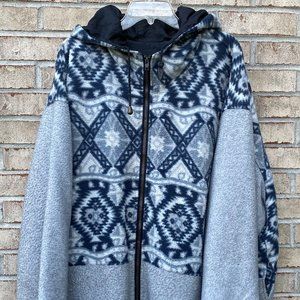 PLUS SIZE CBO New York Reversable Hooded Coat